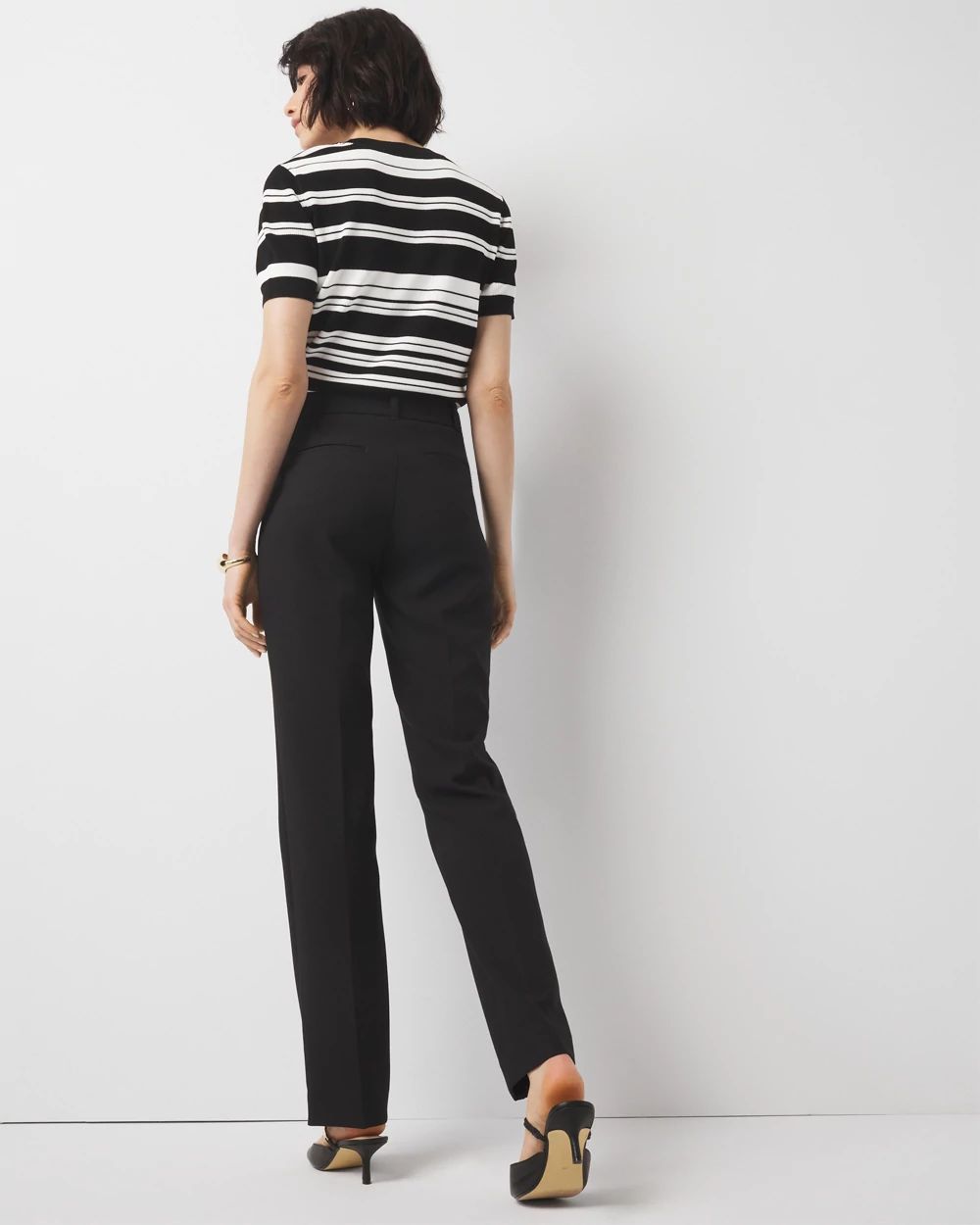 High-Rise Straight Pant | White House Black Market